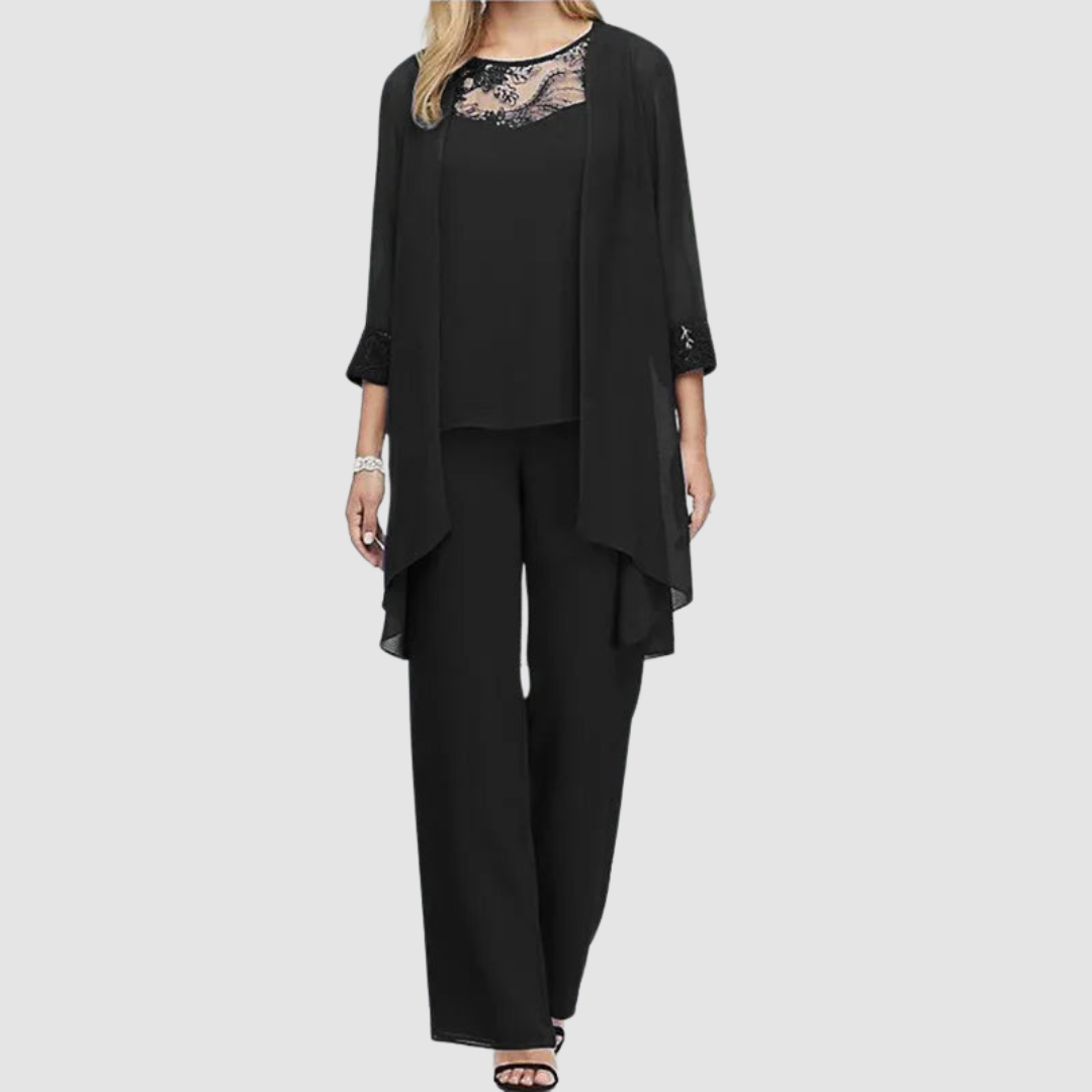 Iva™ Conjunto Elegante de Tres Piezas