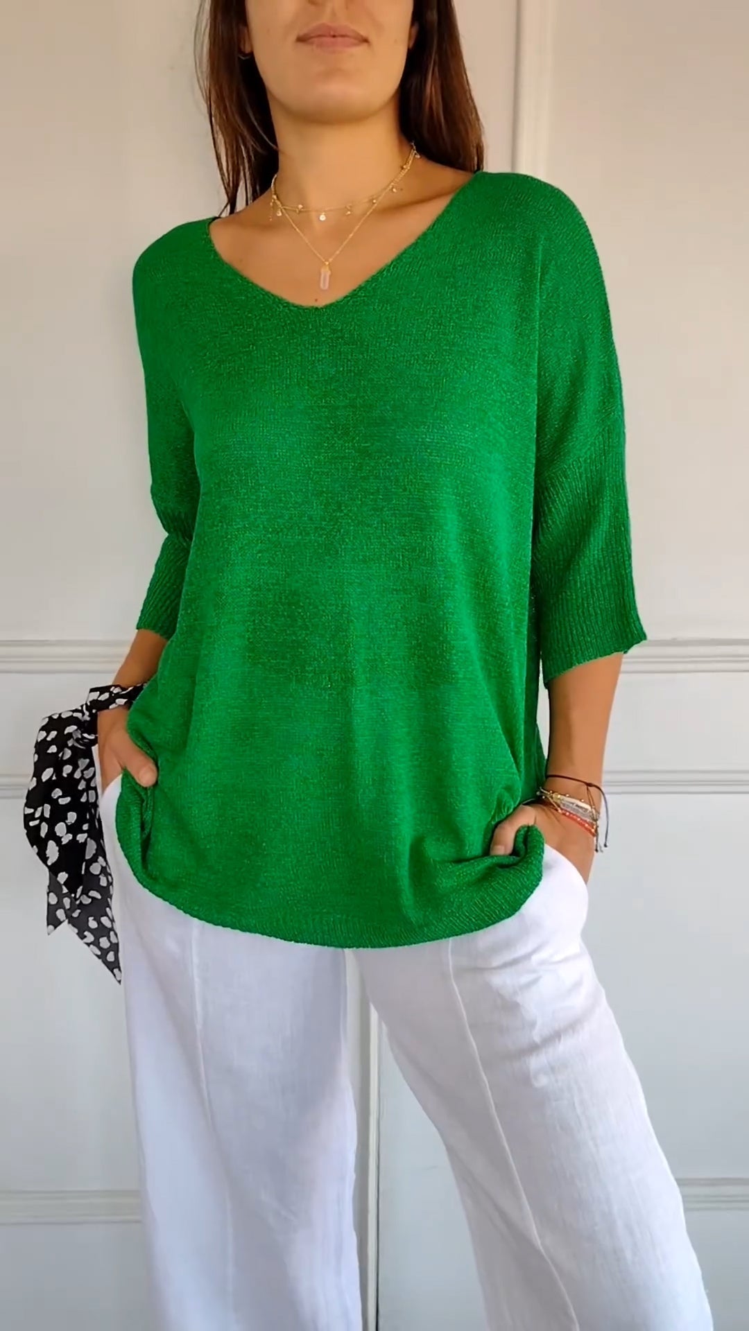 Jill | Top Atemporal con Escote en V