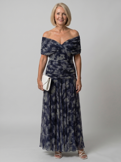 Calen™ Elegante Abito Midi Floreale