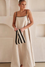 Aura - Vestido con tirantes