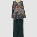 Conjunto Chic Impreso Aurora™ de Dos Piezas