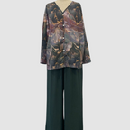 Conjunto Chic Impreso Aurora™ de Dos Piezas