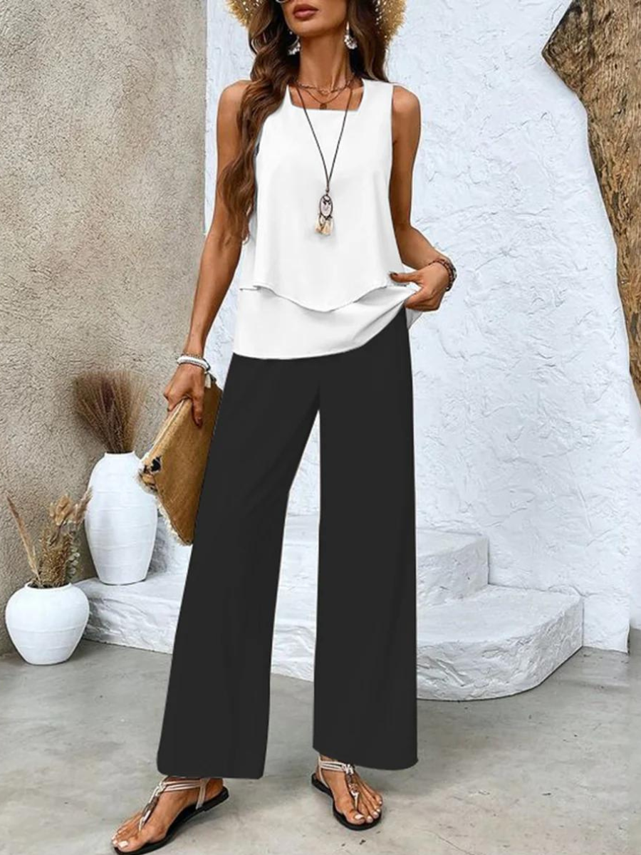 Juliette™ Conjunto Elegante de Dos Piezas