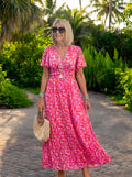 Elis – Vestido largo y vaporoso con estampado floral