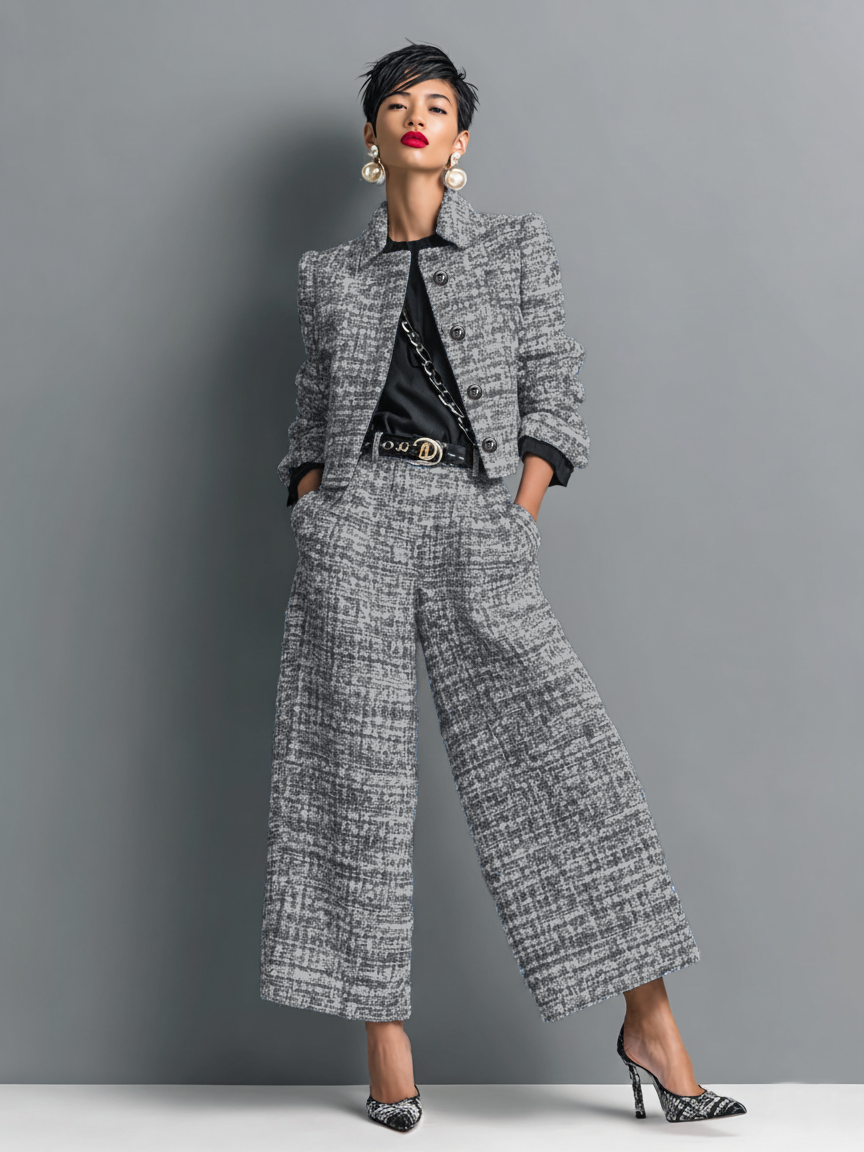 Akira™ Conjunto Chic de Dos Piezas