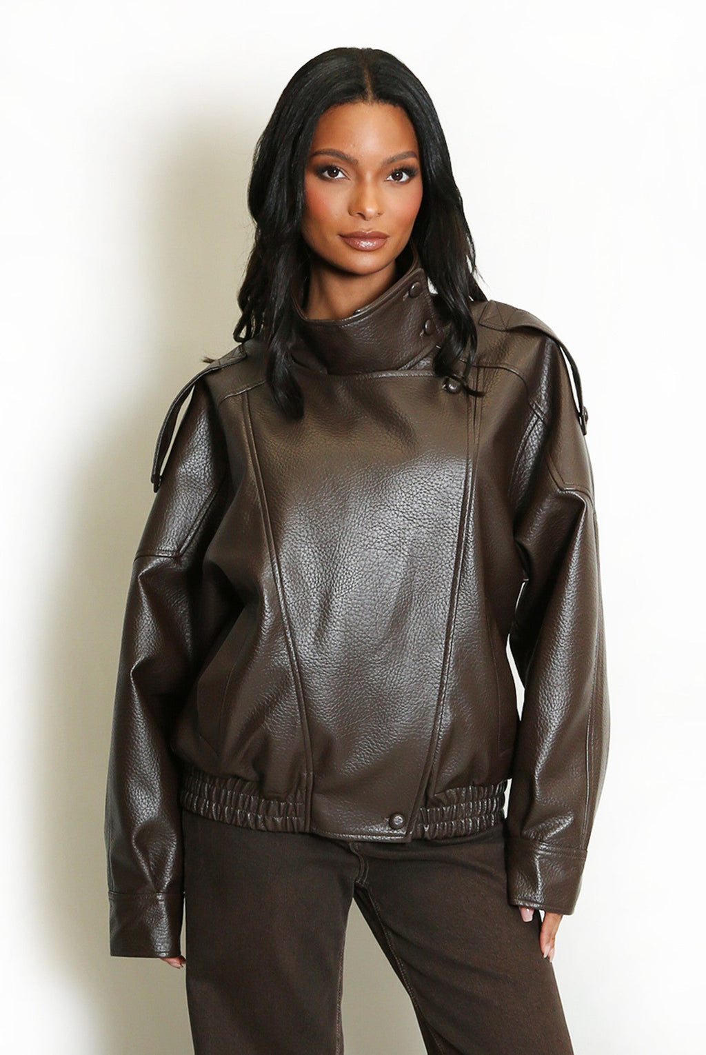 Jimena | Chaqueta de cuero Uptown