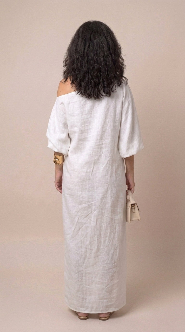 Elise™ | Robe maxi asymétrique et élégante