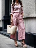 Nelle™ Conjunto Elegante de Camisón y Capri