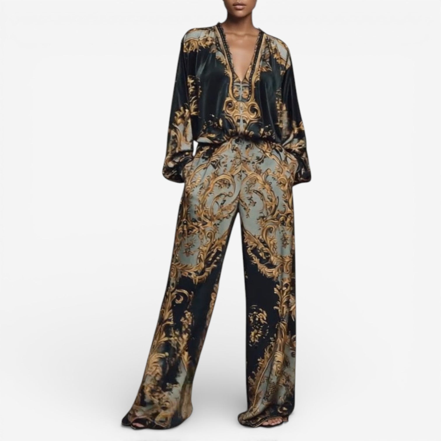Conjunto Elegante Impreso Maureen™