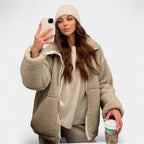 Karla – Chaqueta de peluche suave
