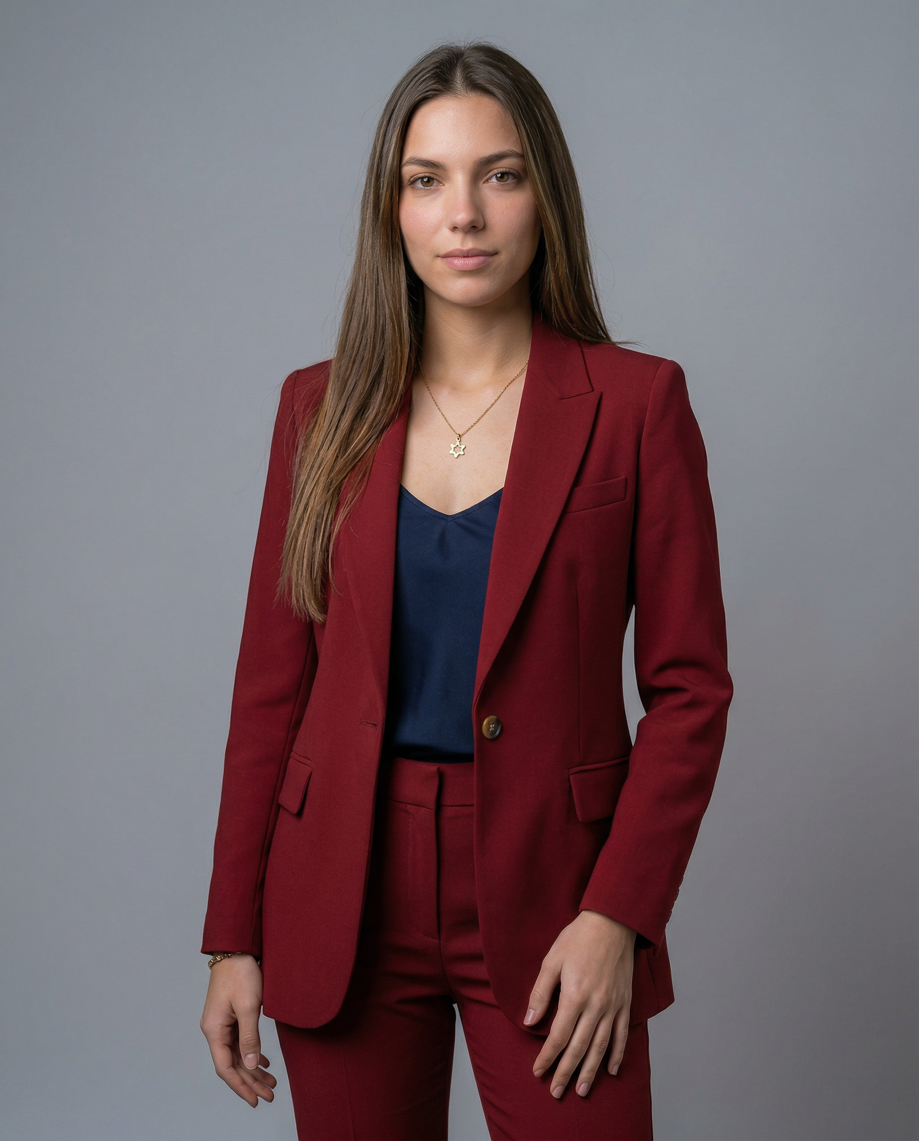 PAULA™| BLAZER CASUAL CON BOLSILLOS DELANTEROS