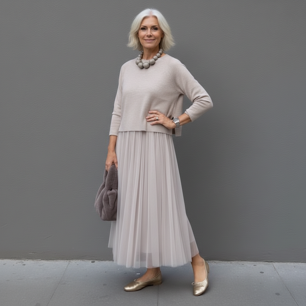Emmie™ Conjunto Elegante de Dos Piezas