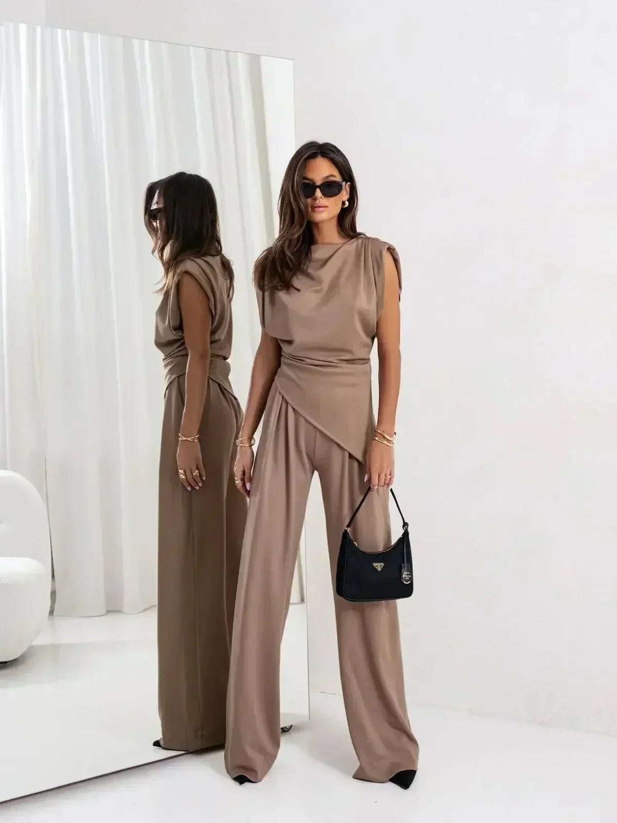 Diann™ Conjunto Elegante de Dos Piezas