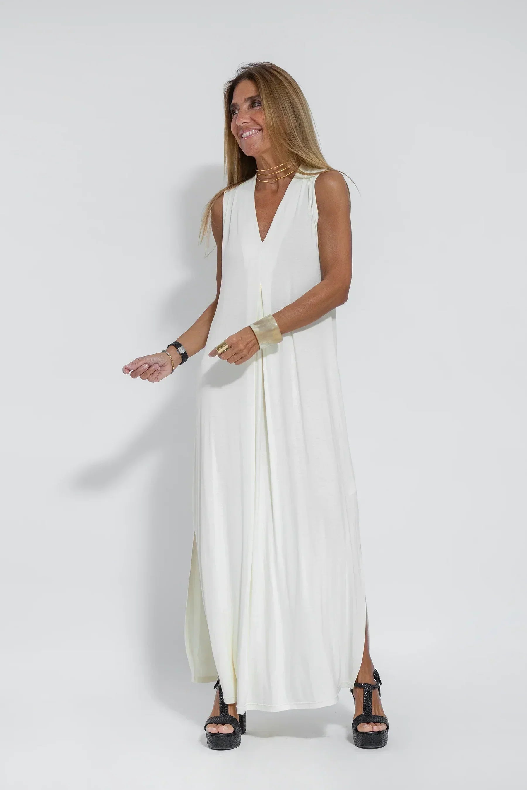 Aroa - Conjunto de vestido y chaleco