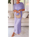 Bethany | Vestido Maxi Largo Cortado con Vestido Interior Incluido