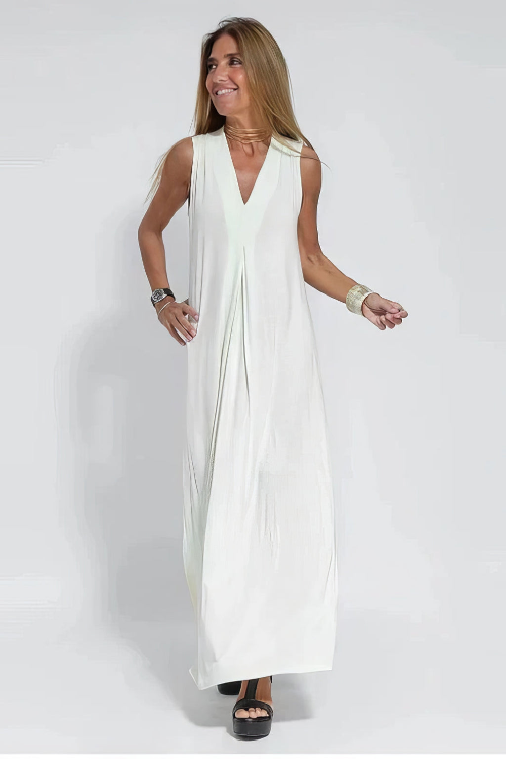 Aroa - Conjunto de vestido y chaleco